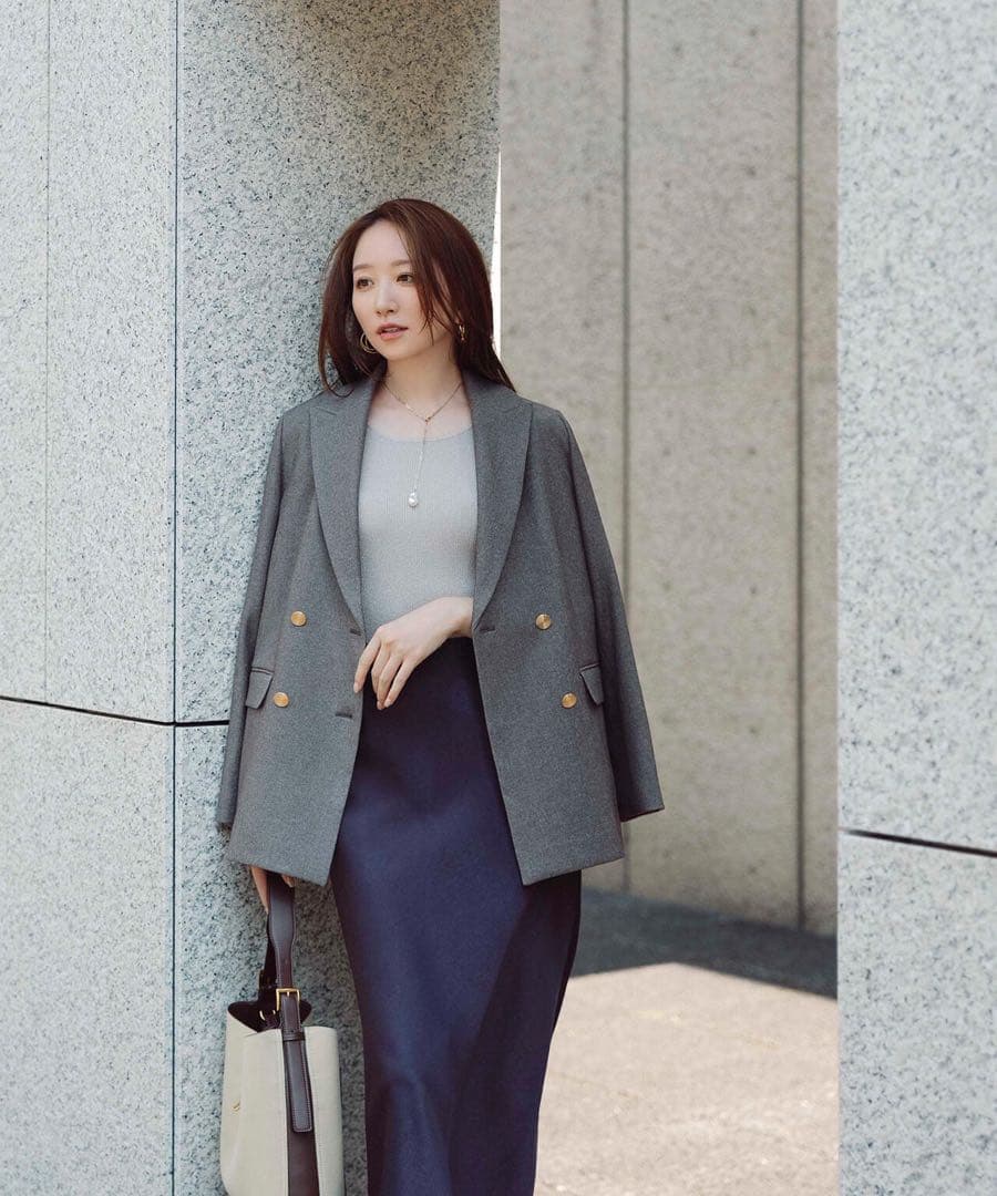 NaturalBeautyBasic ダブルブレストボクシージャケット