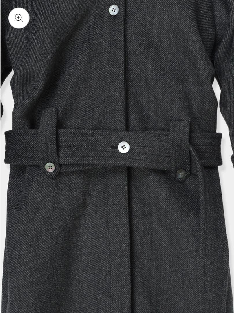 【1/18値下！新品ローブブラン】Belted Wool Shirt Dress