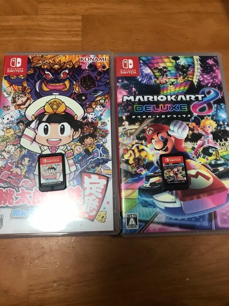 ち*ん様 桃太郎電鉄 　マリオカート8 デラックス 任天堂スイッチカセット