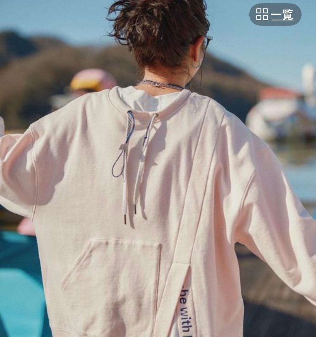 ニコアンドbewithMMisayo 2WAY オシャプルオーバーピンク新品