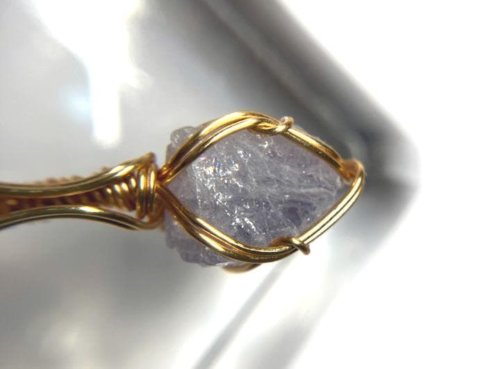 希少 ブルーヘルデライト ペンダントトップ◇