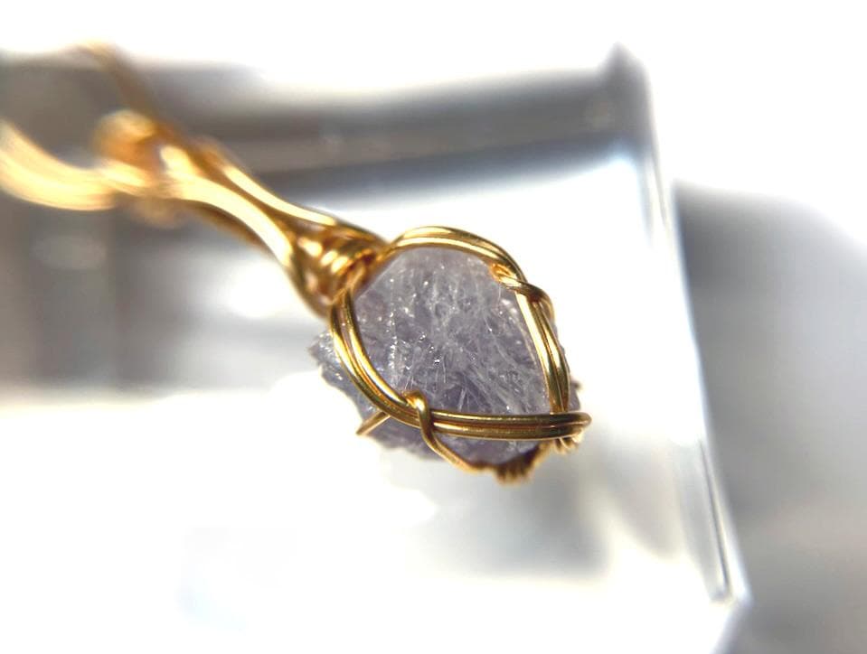 希少 ブルーヘルデライト ペンダントトップ◇