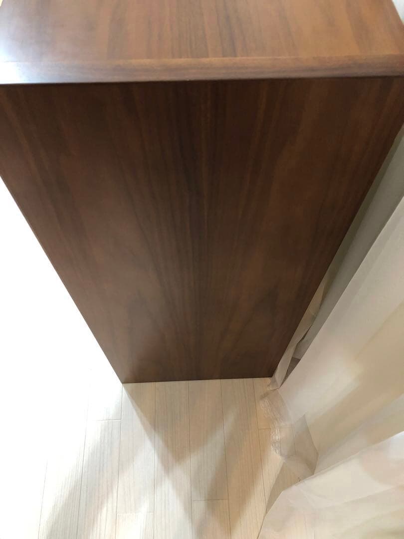 木目のカラフル5段チェスト　120cm幅