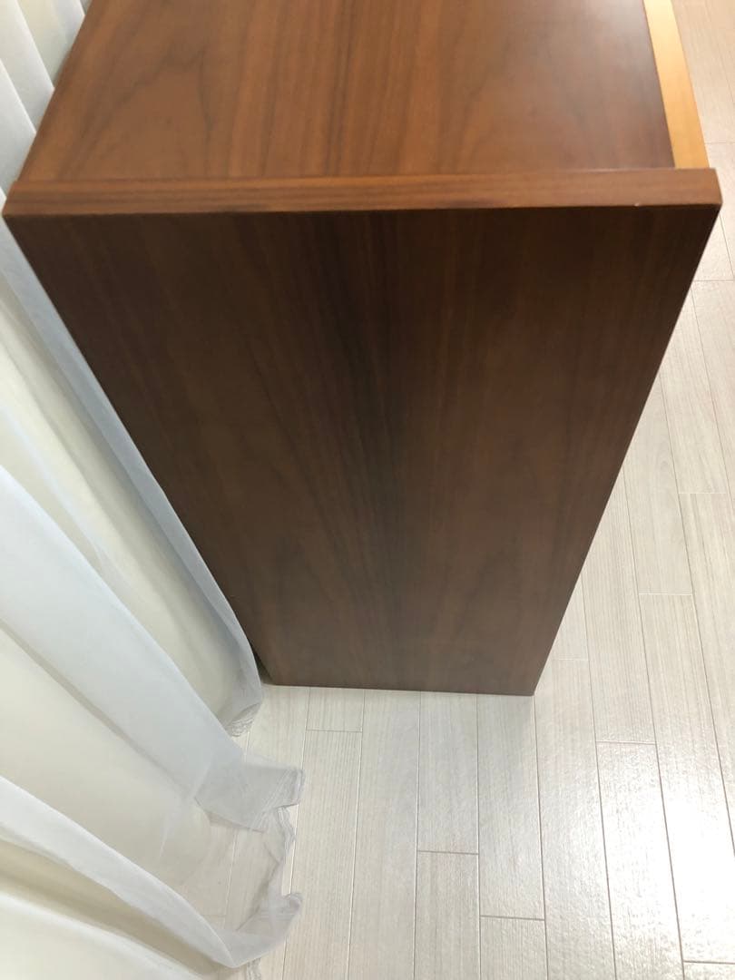 木目のカラフル5段チェスト　120cm幅