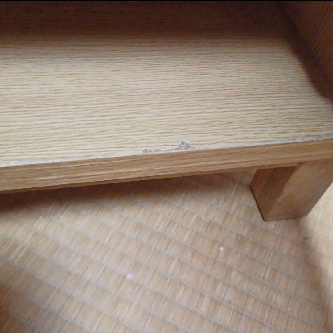 無印良品　オーク材　キャビネット　ガラス扉