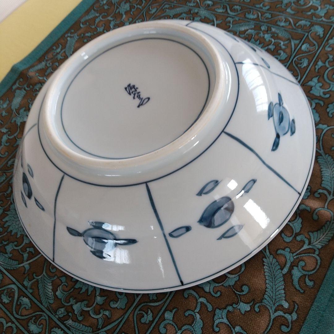 源右衛門⭐️染付芙蓉手皿 (深)