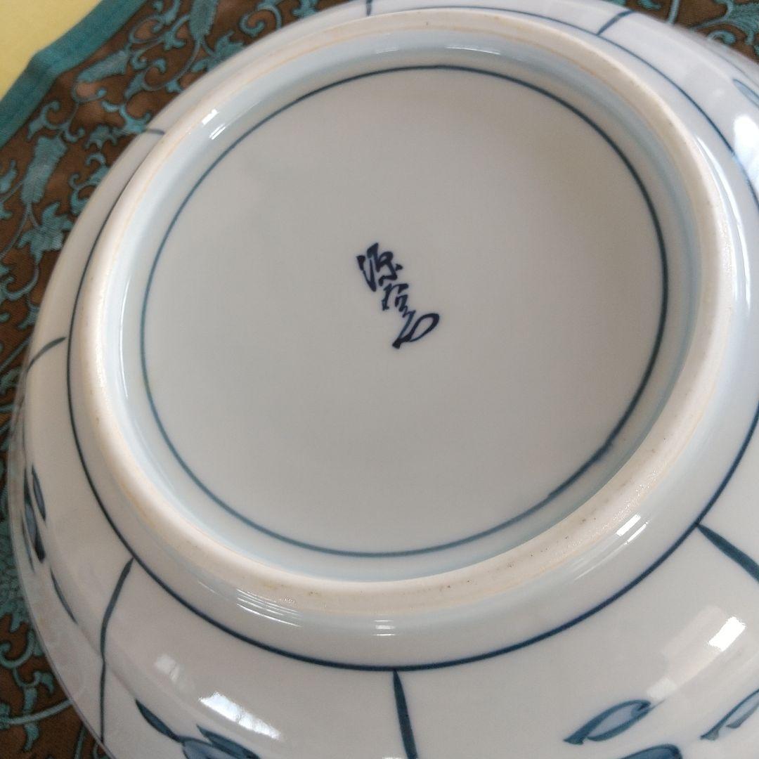 源右衛門⭐️染付芙蓉手皿 (深)