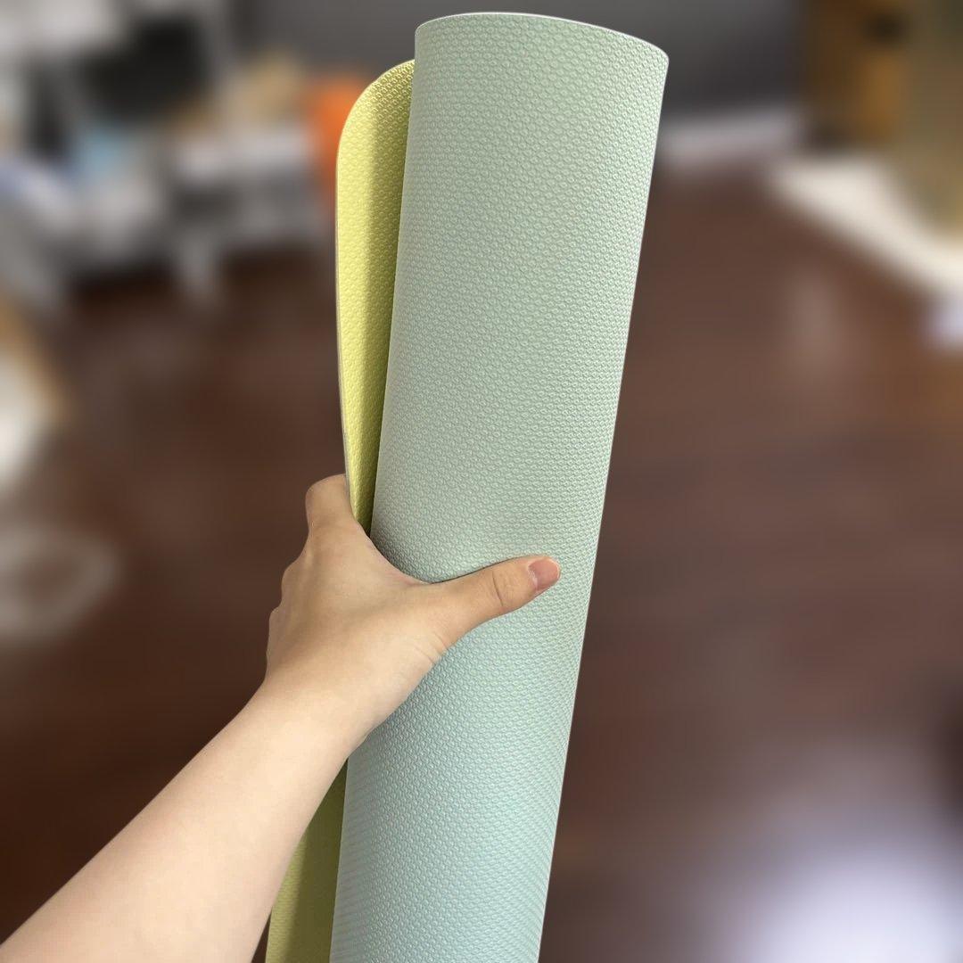 sukala lava ヨガマット　マットケース　水色　黄色