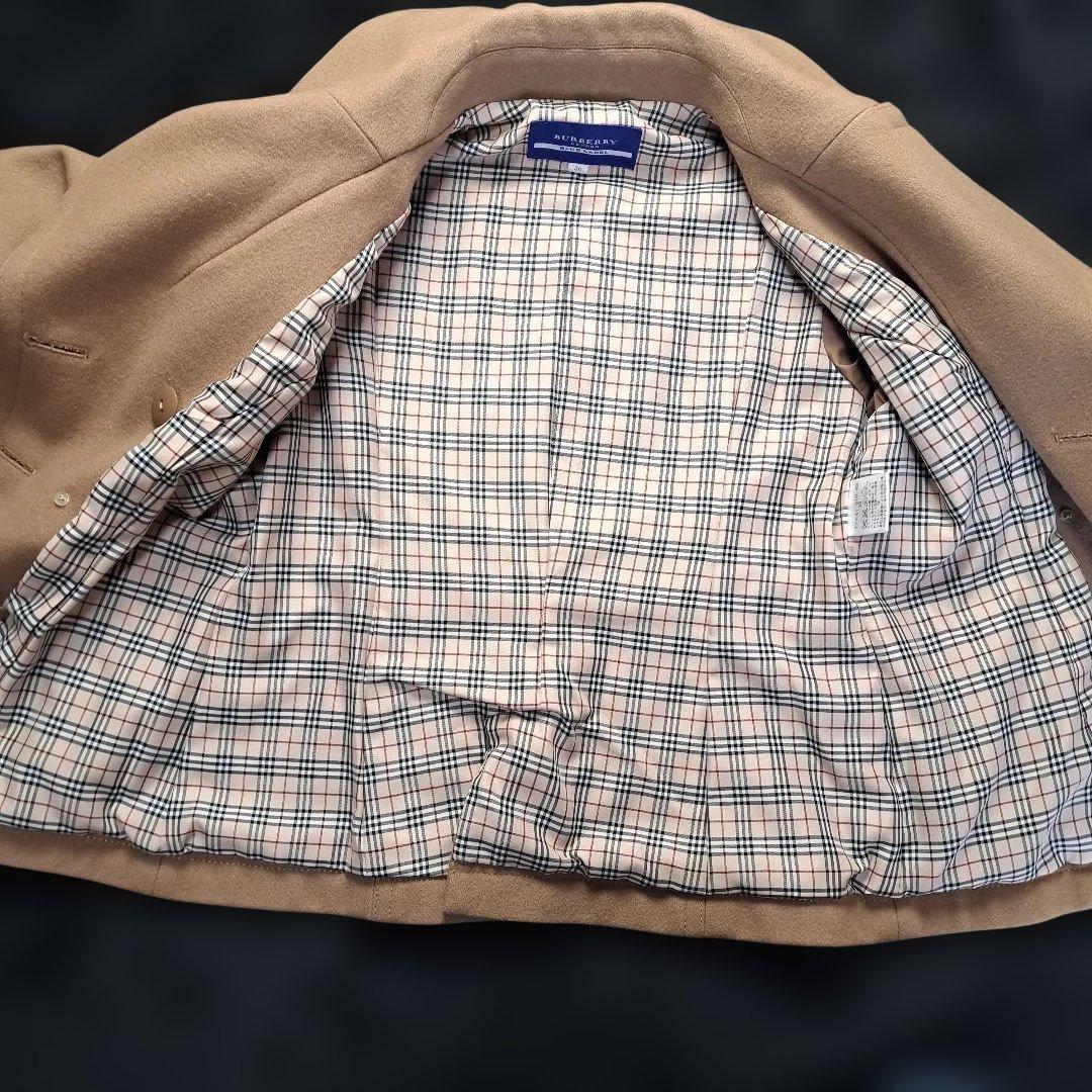 【BURBERRY BLUE LABEL】コート 金ボタン ウール ベージュ36