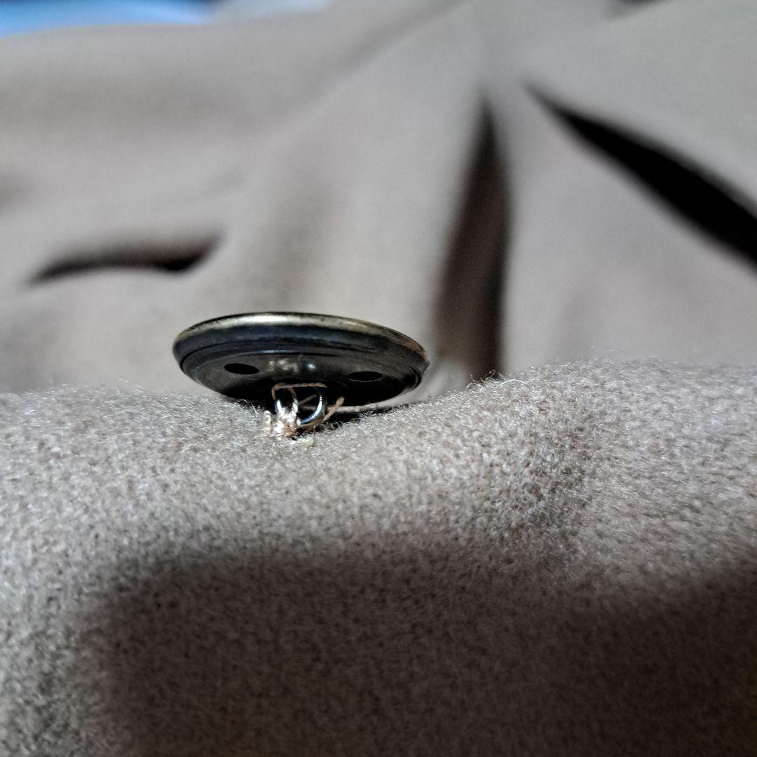 【BURBERRY BLUE LABEL】コート 金ボタン ウール ベージュ36