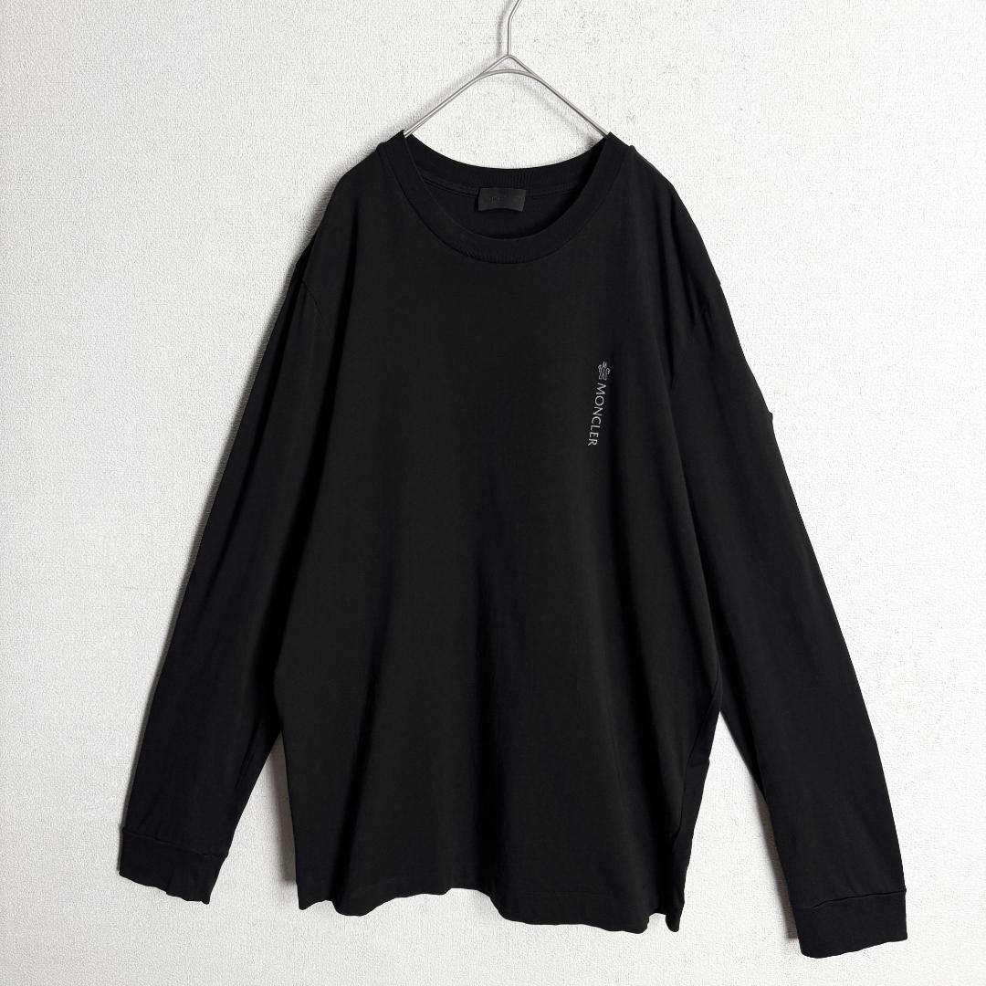 【美品☆高級モデル☆ラバーロゴ☆アームデザイン】モンクレール ロンT 長袖