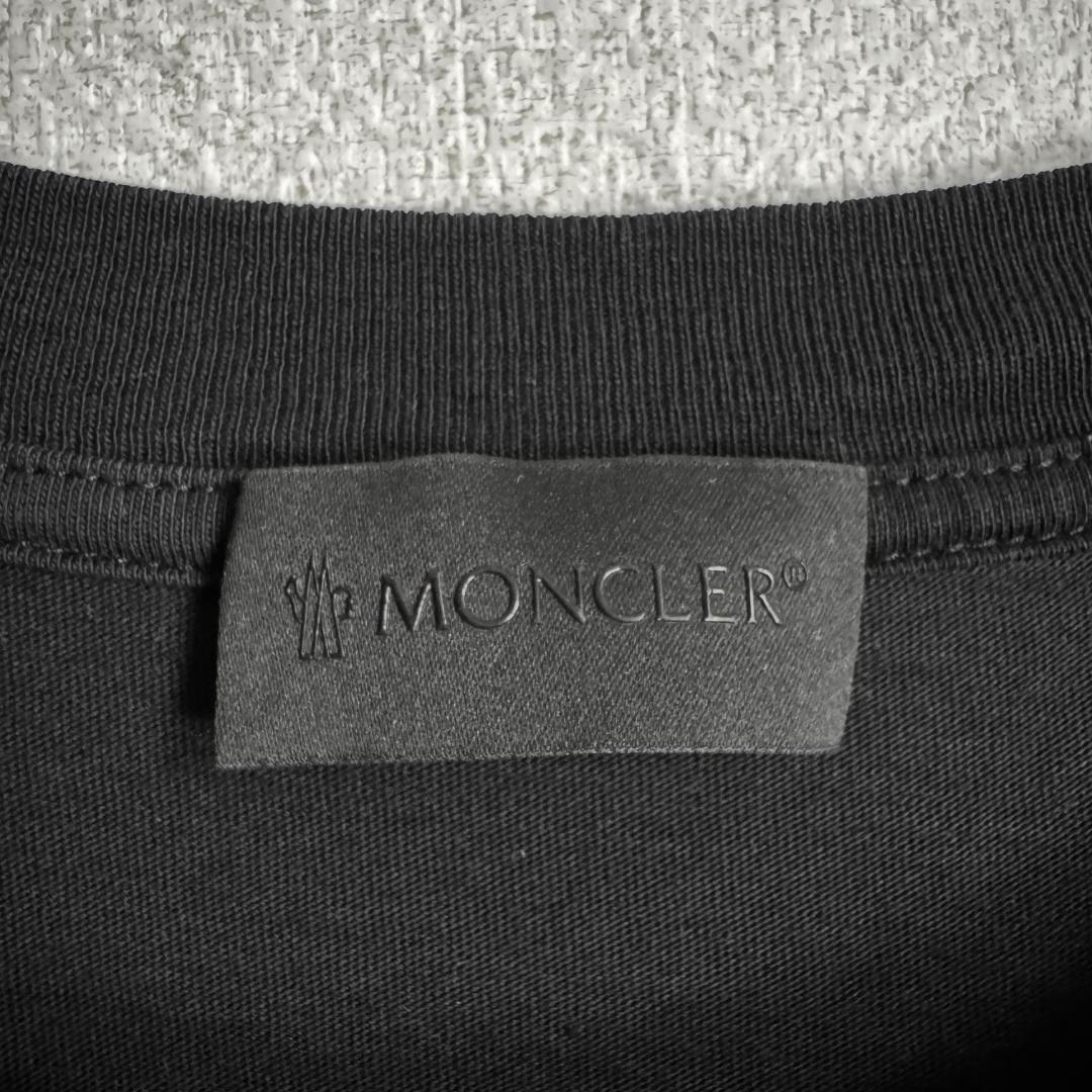 【美品☆高級モデル☆ラバーロゴ☆アームデザイン】モンクレール ロンT 長袖