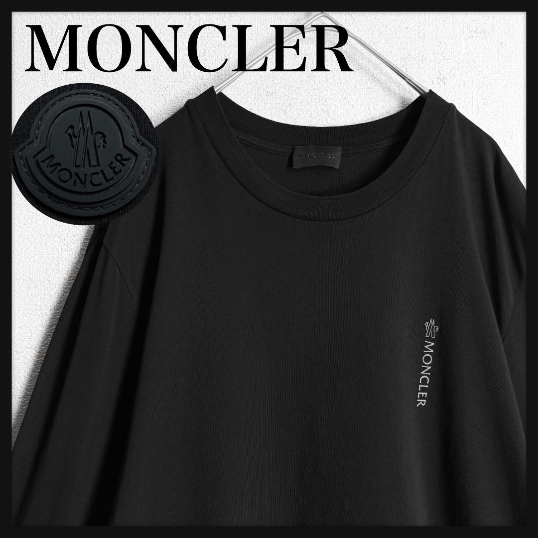 【美品☆高級モデル☆ラバーロゴ☆アームデザイン】モンクレール ロンT 長袖