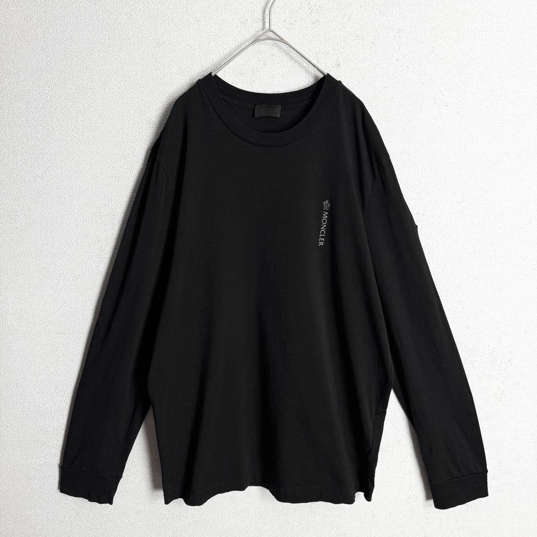 【美品☆高級モデル☆ラバーロゴ☆アームデザイン】モンクレール ロンT 長袖