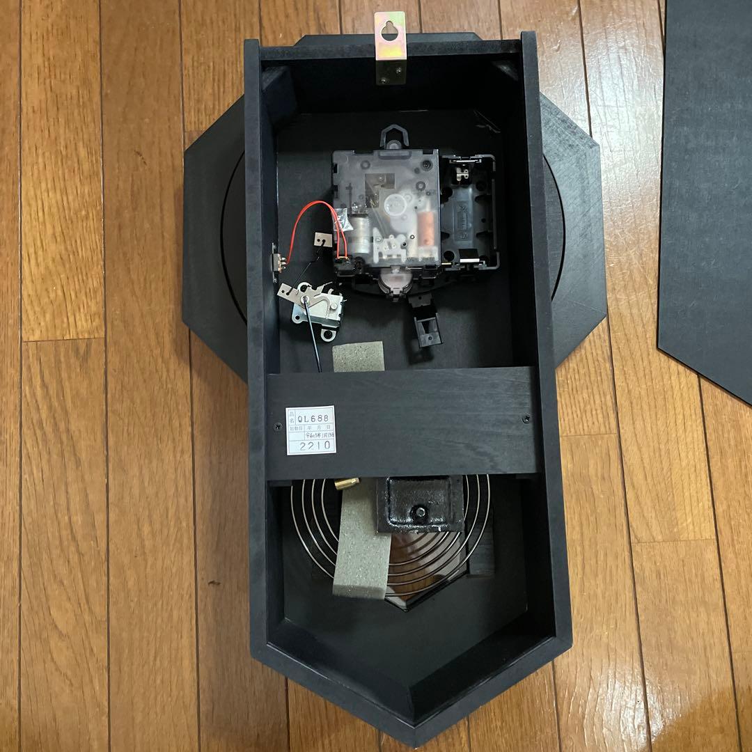 さんてる　suntel 掛け時計　八角渦ボン時計　QL688