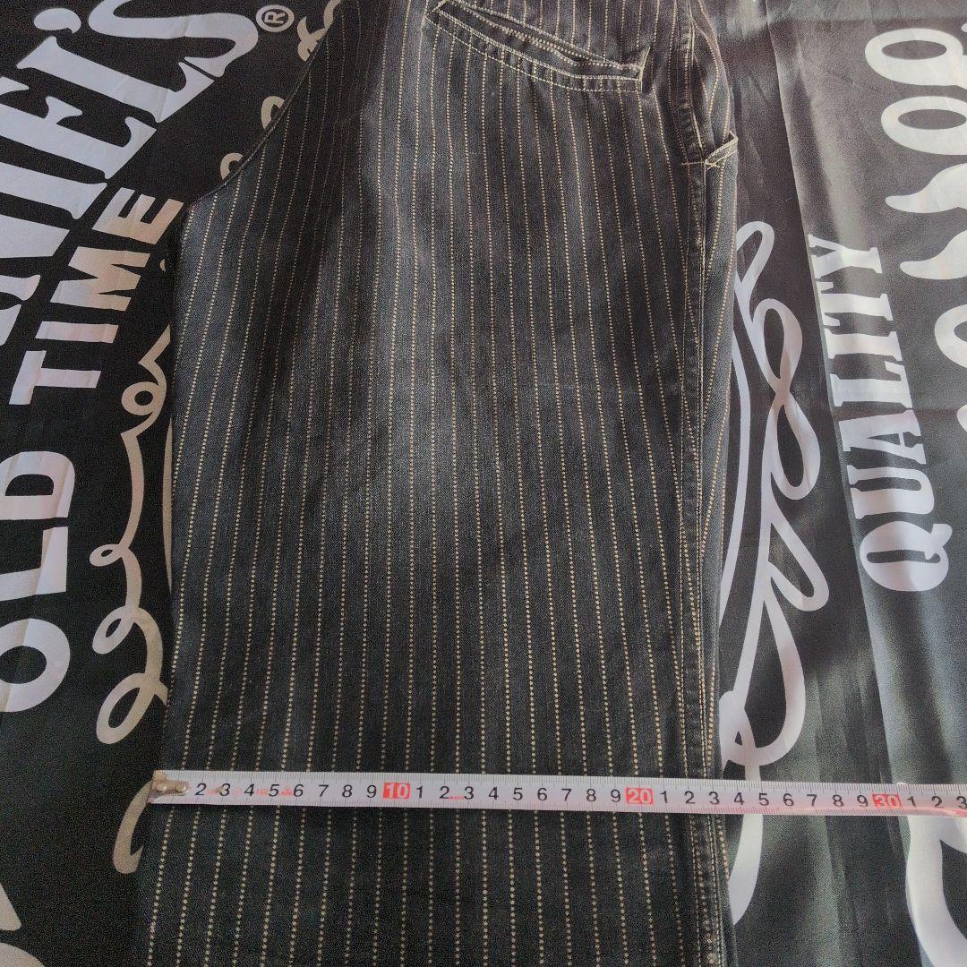 S フリーホイーラーズ ブラック ウォバッシュ パンツ