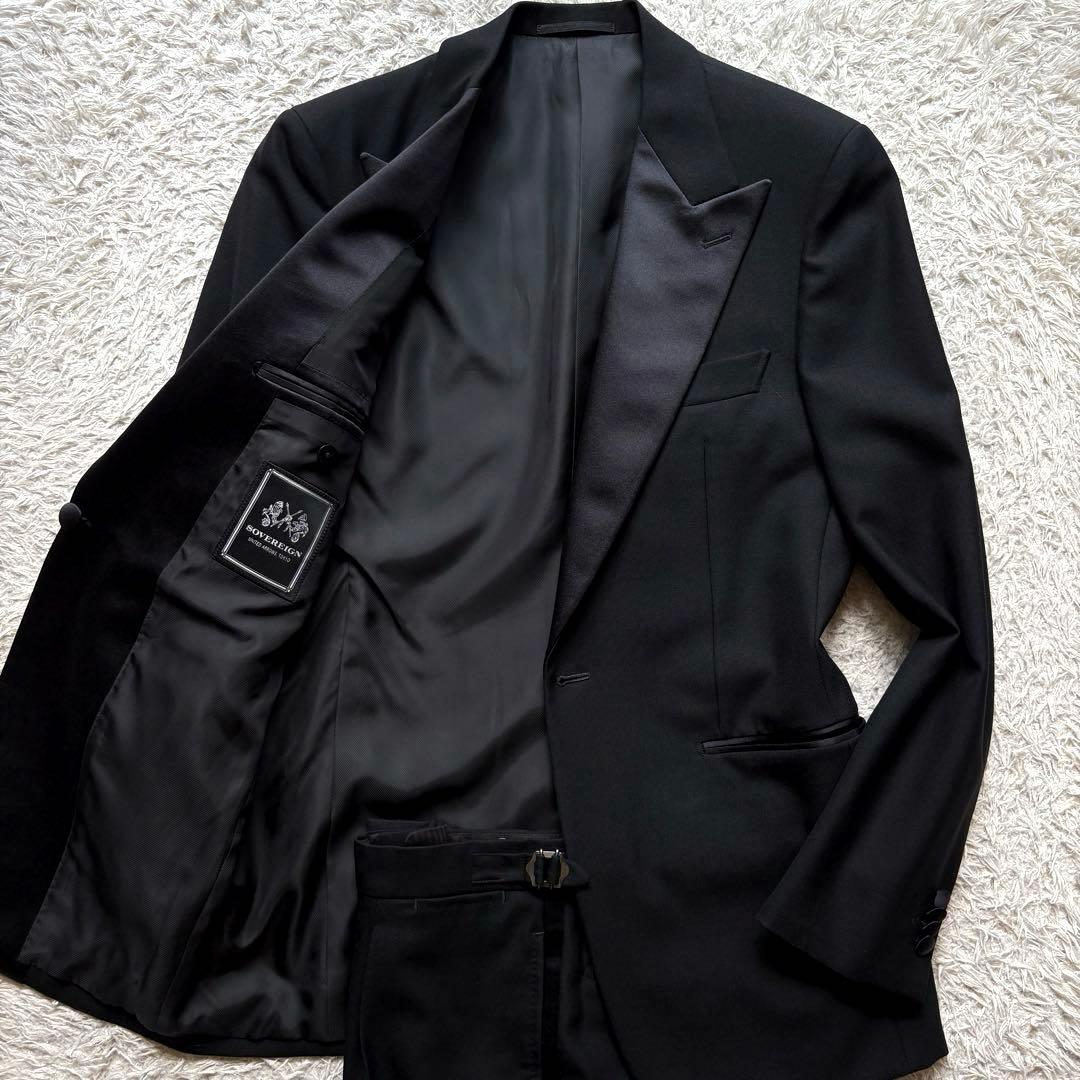 ★美品★ SOVEREIGN タキシード ピークドラペル グルカパンツ 黒
