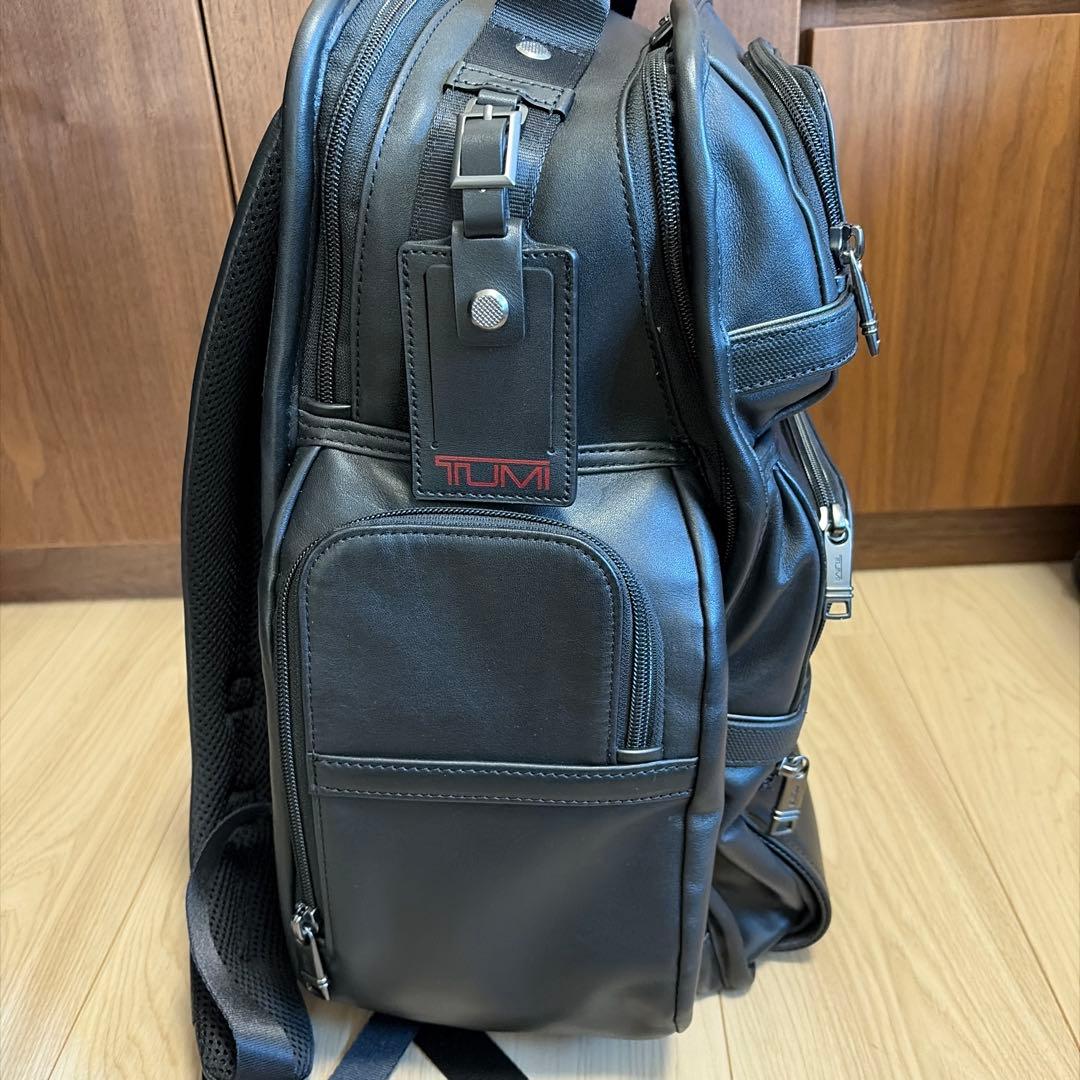 tumi alpha レザーバックパック