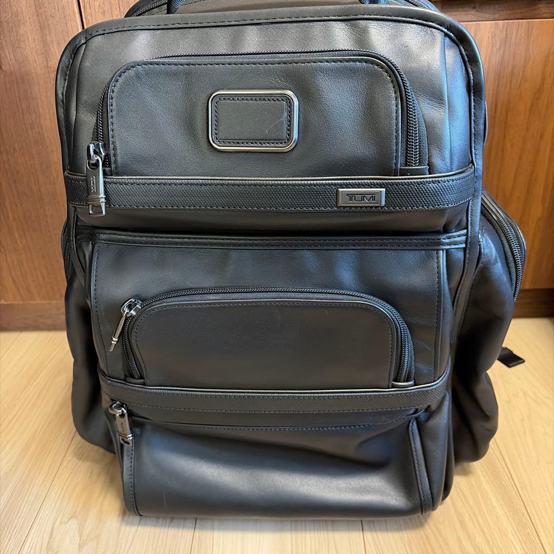 tumi alpha レザーバックパック