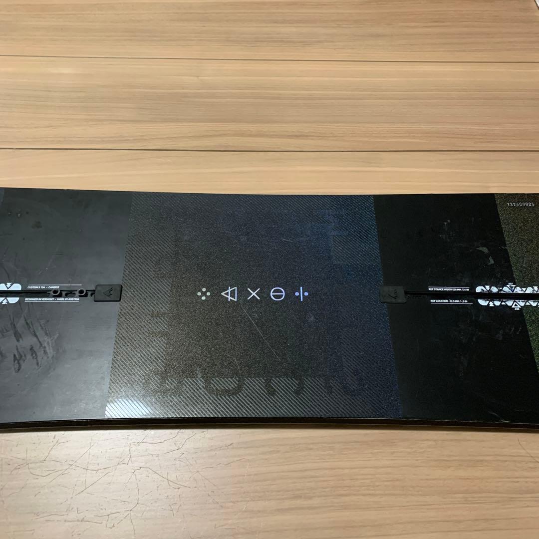 【@6】18-19 BURTON Custom X 154cm キャンバー