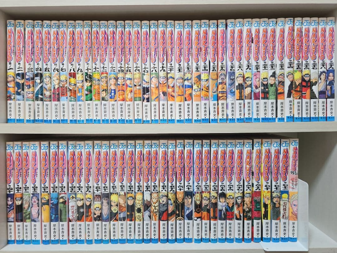 NARUTO 全72巻[完]+外伝/全巻簡易クリーニング済み/N01