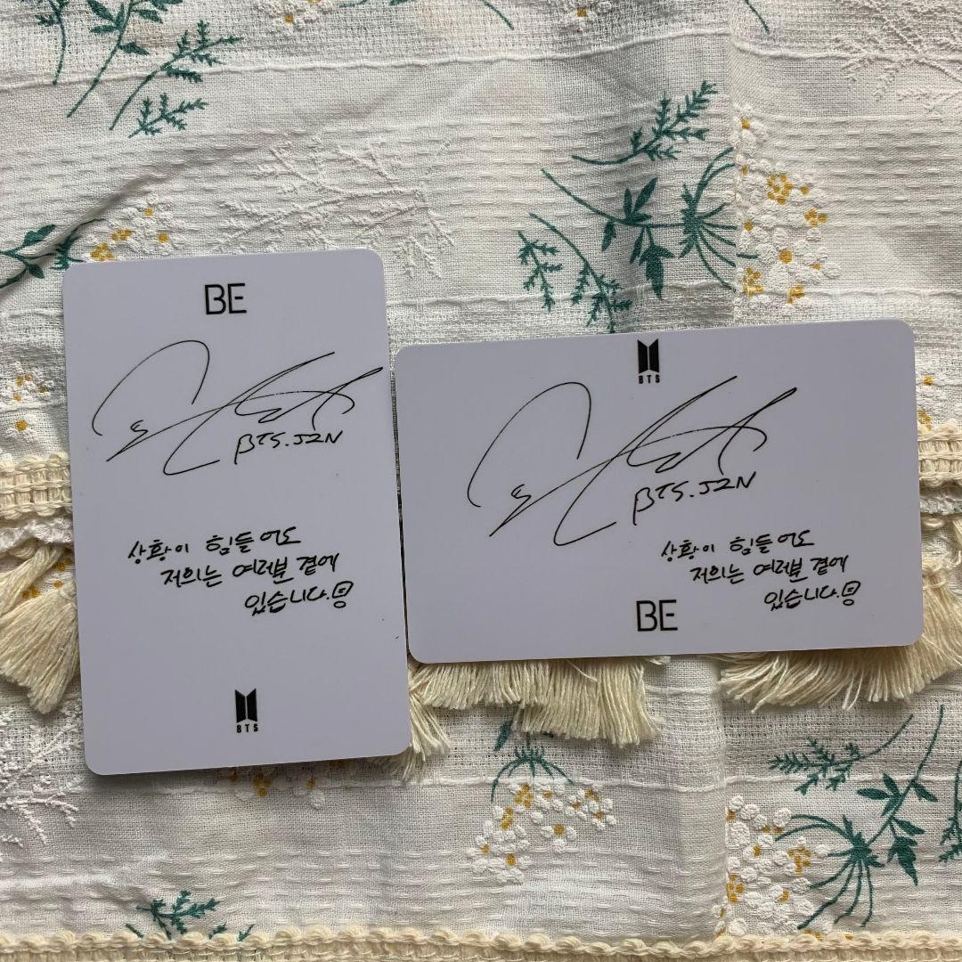 ラキドロ BTS ジン JIN BE 未公開 トレカ 2枚