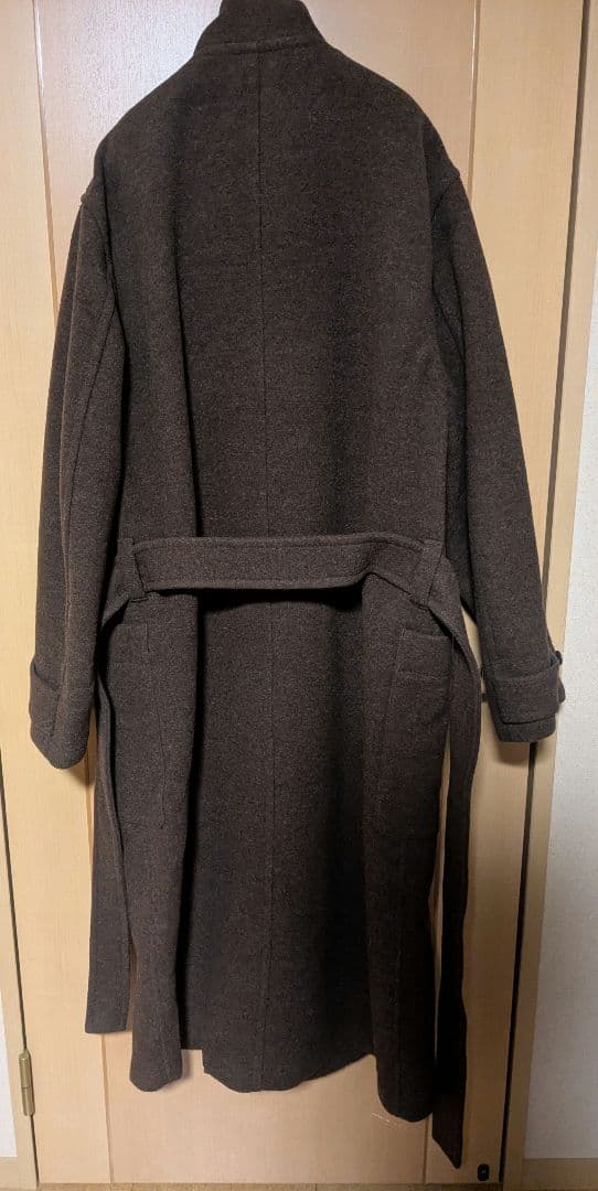 LEMAIRE WRAP COAT 24AW　ブラウン Mサイズ