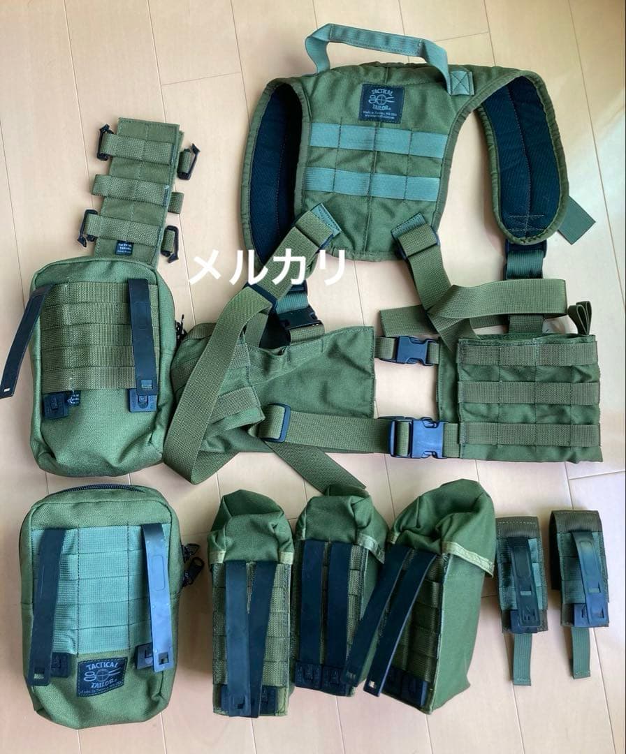 タクティカルテイラー Modular Assault Vest OD セット