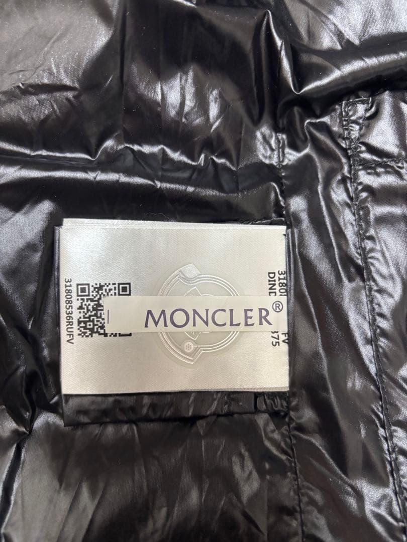 ☆お値下げ☆モンクレール ファーダウンベスト 黒サイズ1 MONCLER