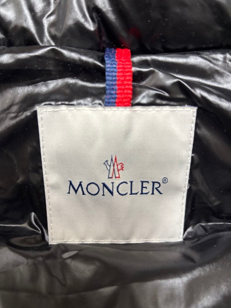 ☆お値下げ☆モンクレール ファーダウンベスト 黒サイズ1 MONCLER