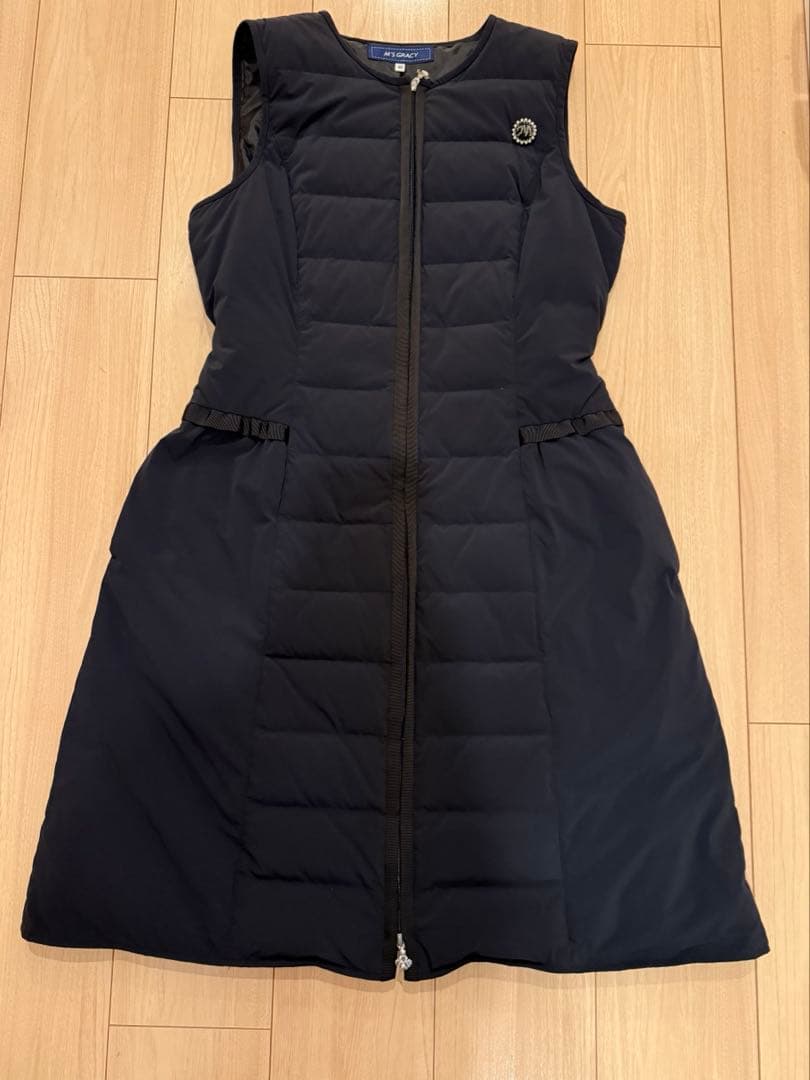 【秋桜】エムズグレイシー　ダウン　ジレ　ベスト