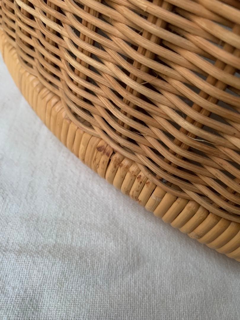 超希少 山川ラタン T-2090 剣持勇デザイン テーブル ジャパニーズモダン