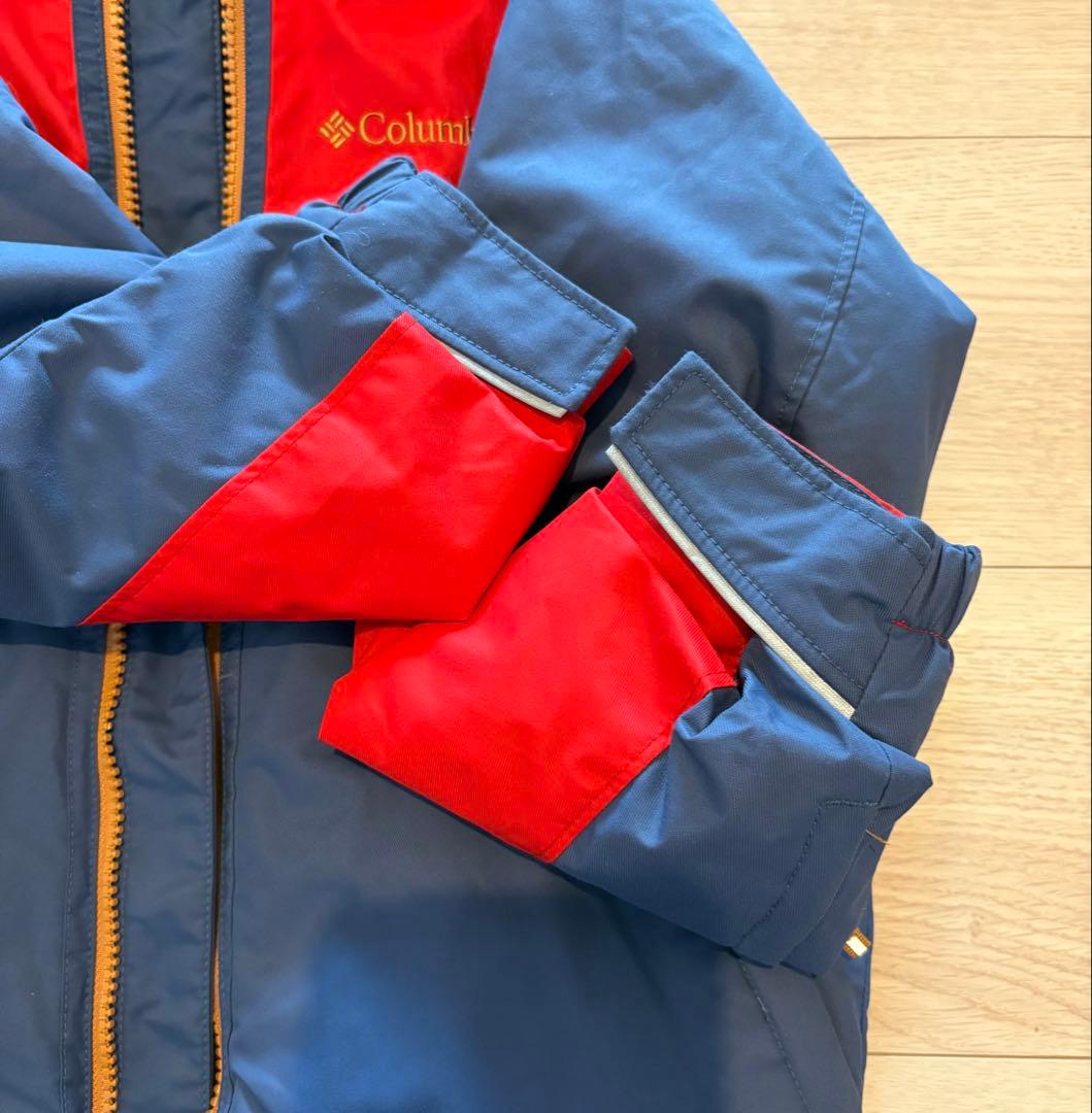 Columbia 子ども用 スキーウェア上下セット＋プロテクター、グローブ付