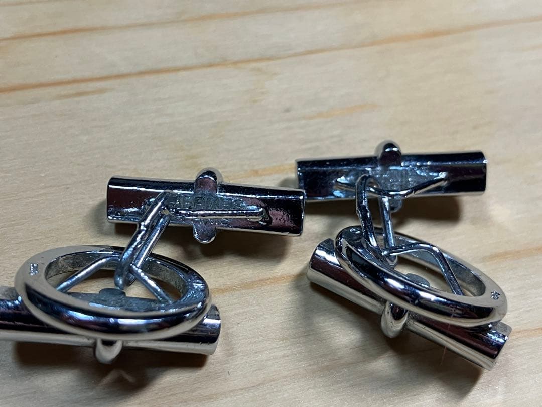 HERMES エルメス シェーヌダンクル リンクス カフスボタン SV925