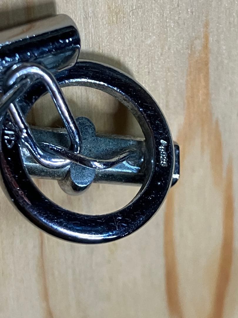 HERMES エルメス シェーヌダンクル リンクス カフスボタン SV925