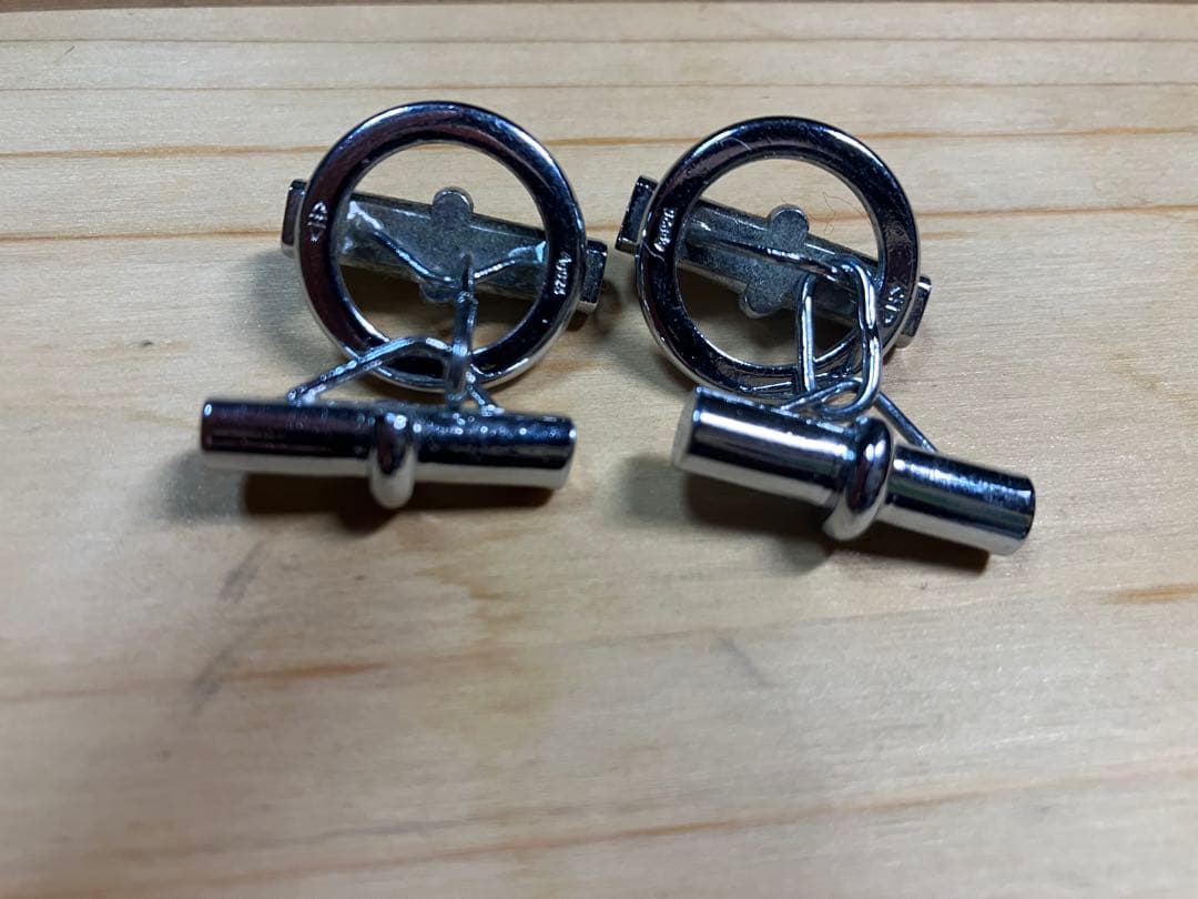 HERMES エルメス シェーヌダンクル リンクス カフスボタン SV925