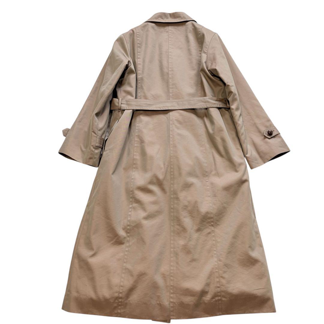 希少 オンワード ラムウールライナー トレンチコート M くるみボタン ファー