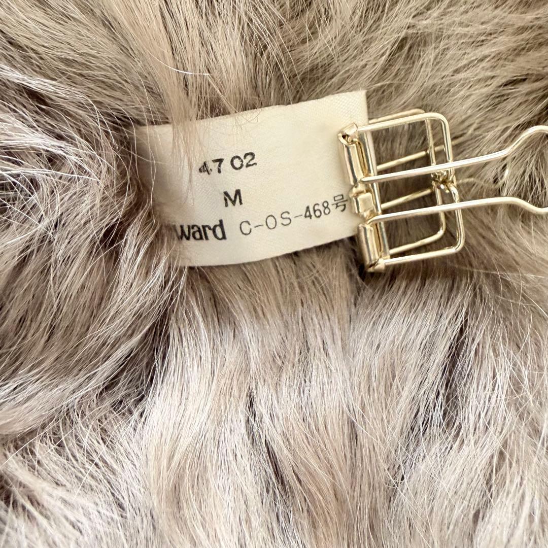 希少 オンワード ラムウールライナー トレンチコート M くるみボタン ファー