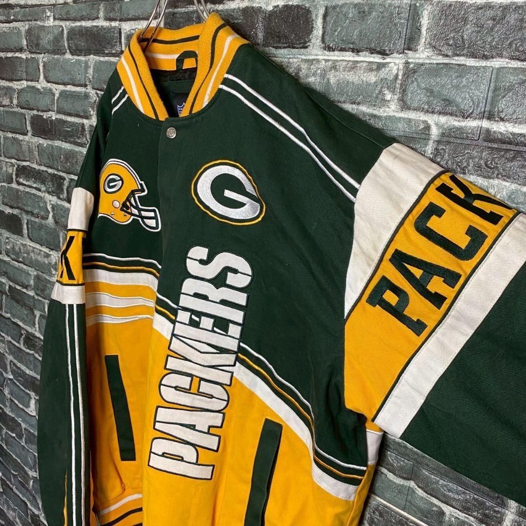 【NFL/希少】PACKERS ビッグシルエット ジャケット アウター 3XL