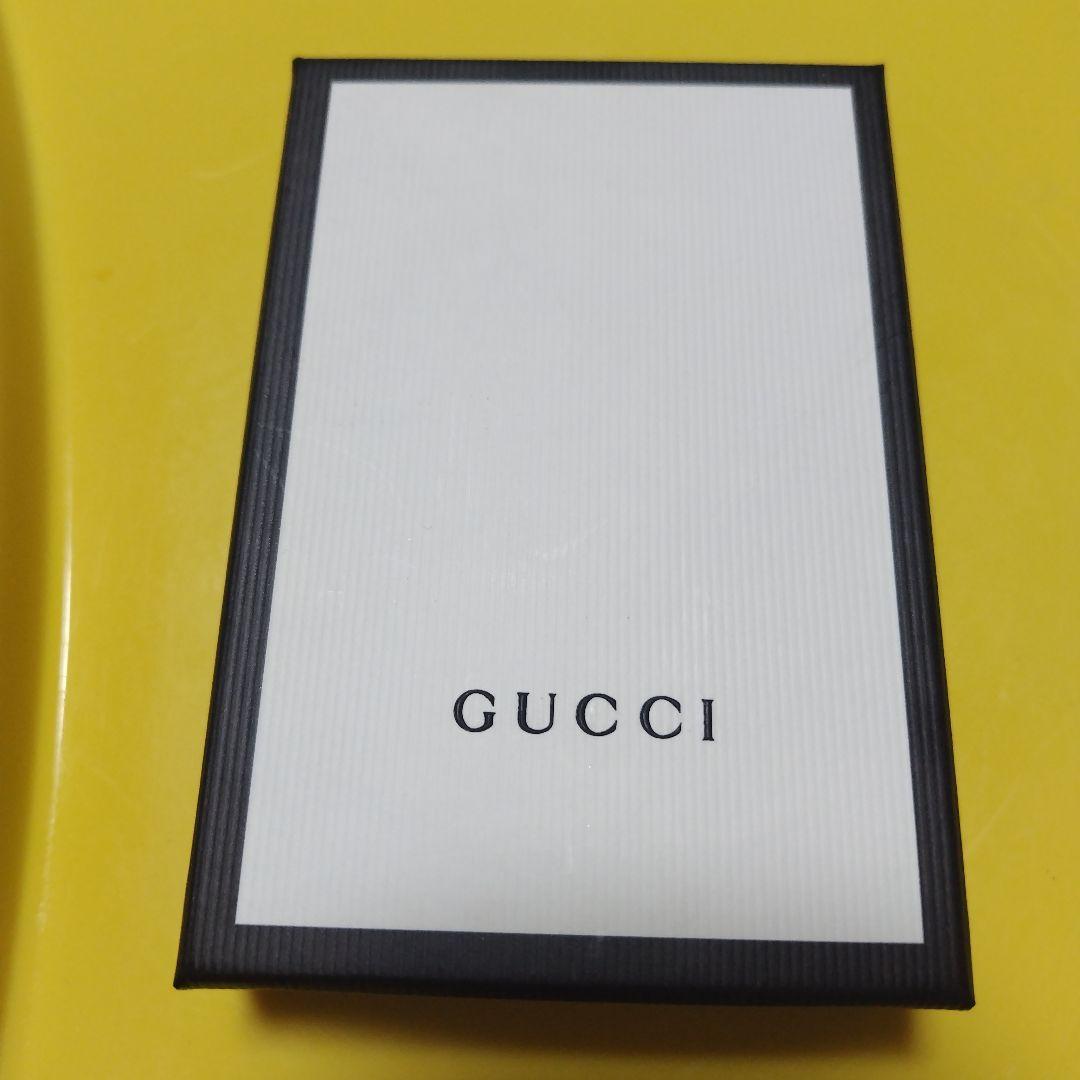 GUCCI レザー マネークリップ 蜂のモチーフ