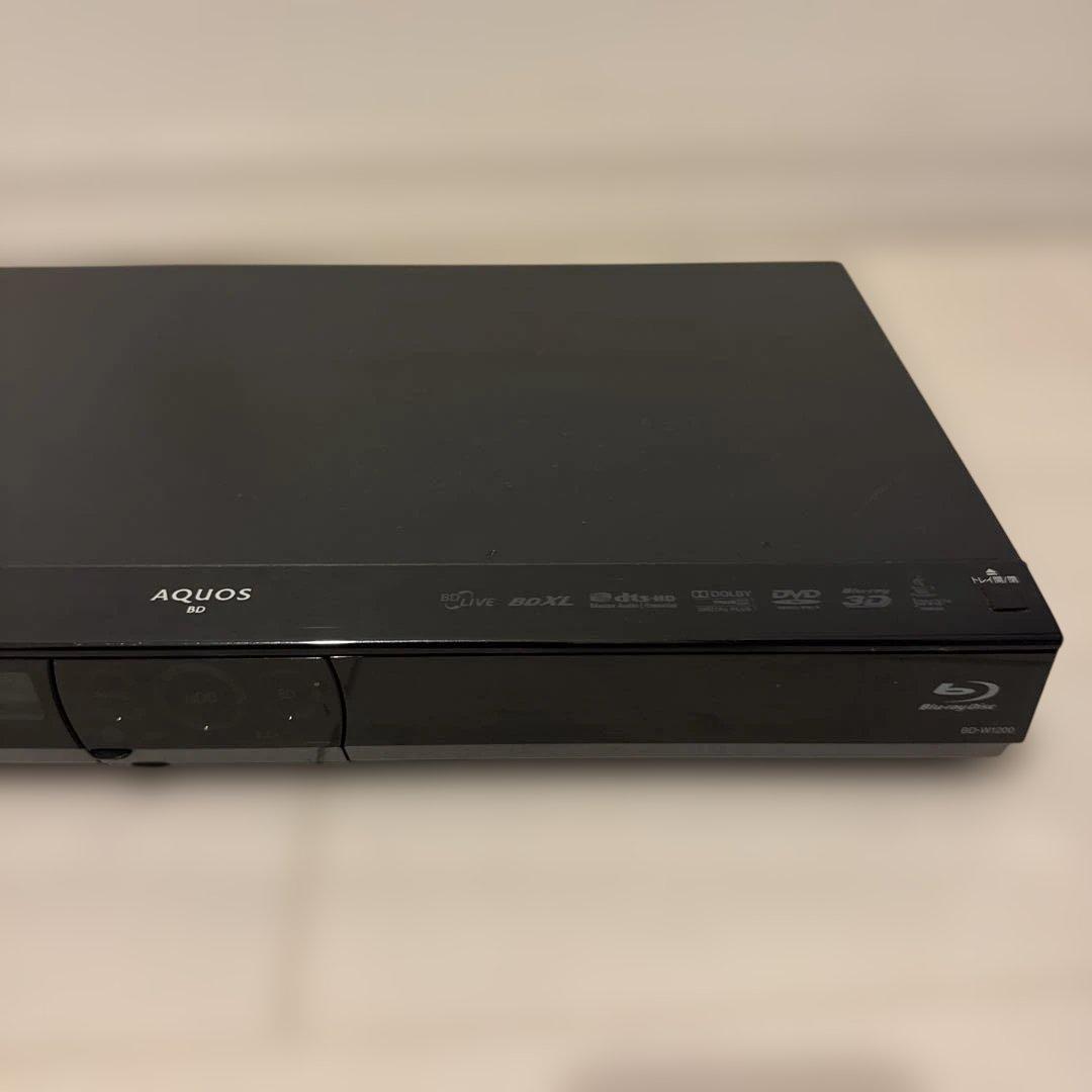 SHARP AQUOS BD-W1200 1TB ブルーレイレコーダ　動作確認済