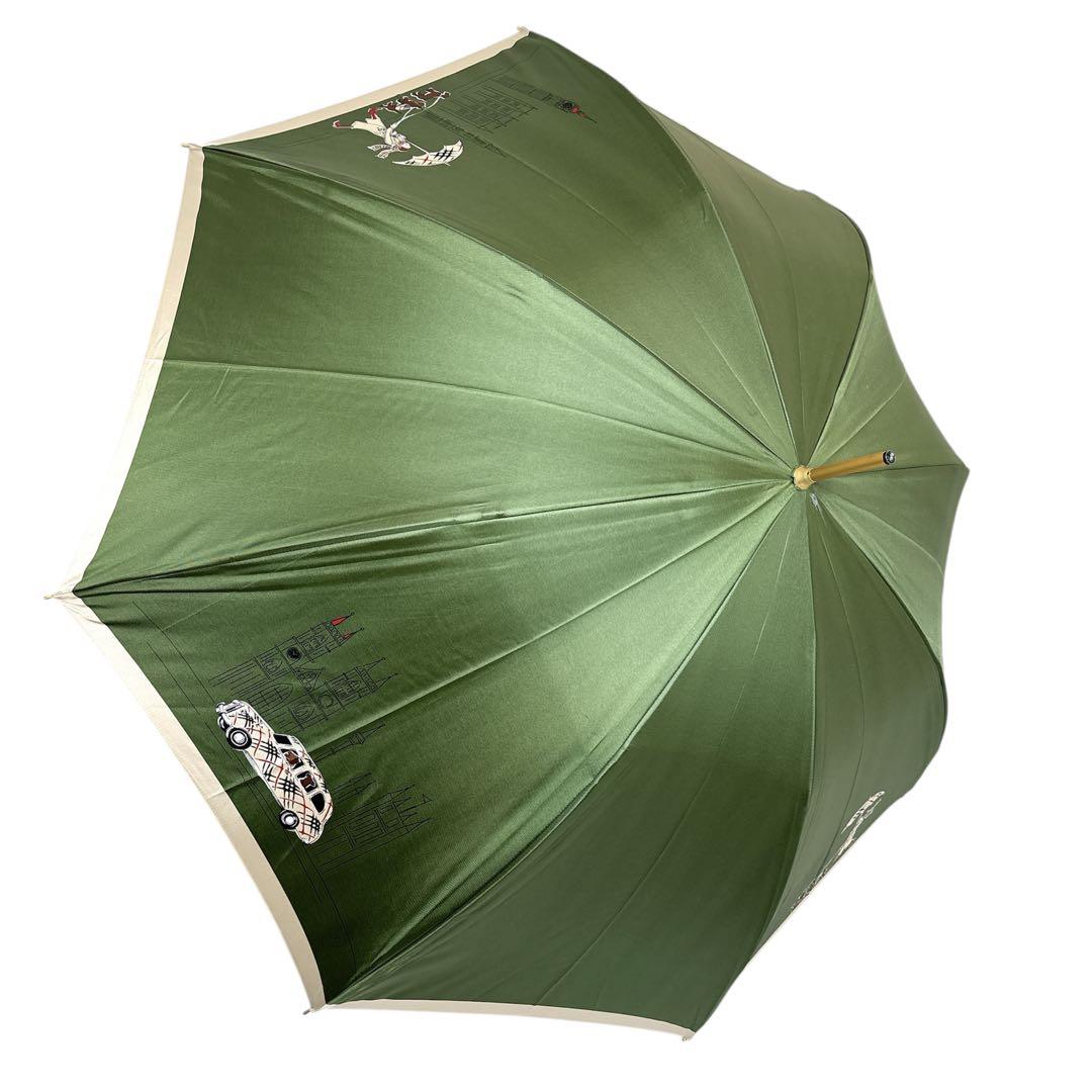 BURBEERY バーバリー ノバチェック　犬とお散歩　晴雨兼用　UVパラソル