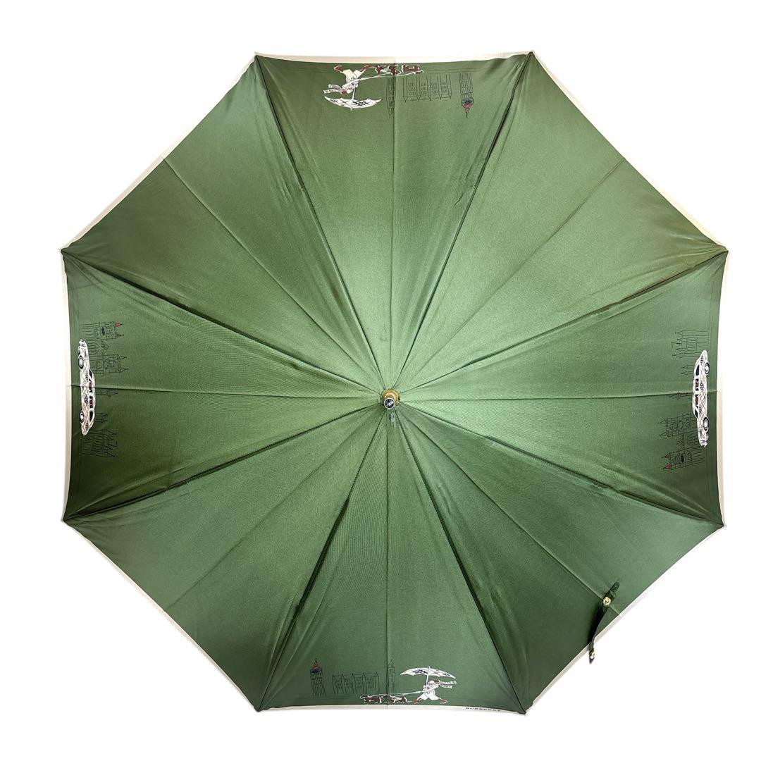 BURBEERY バーバリー ノバチェック　犬とお散歩　晴雨兼用　UVパラソル