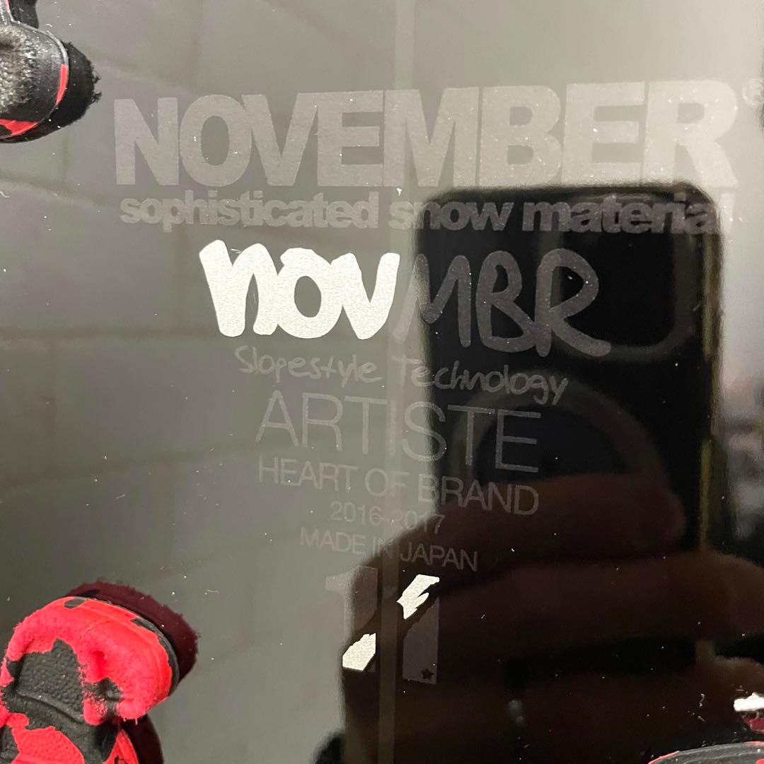 美品　ノベンバー　NOVEMBER ARTISTE ブラックリミテッド　152