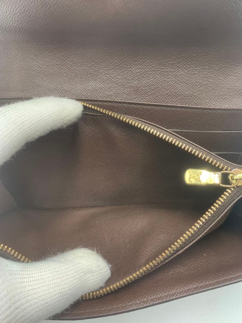 ルイヴィトン ダミエ 長財布 ポルトフォイユサラ 人気モデル 男女兼用