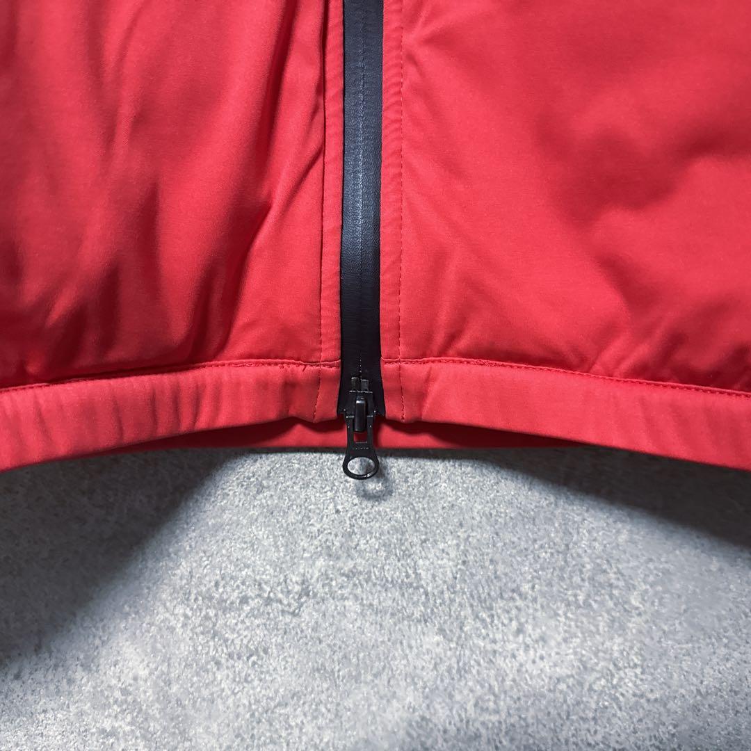 DESCENTE GOLF デサントゴルフ 中綿 ジャケット ロゴ レッド系 O