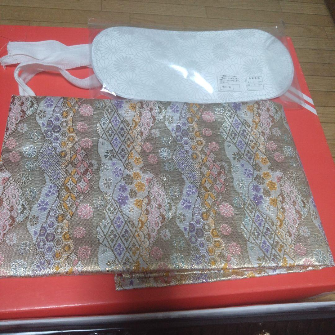 未使用★七歳★帯＆はこせこ草履バッグ