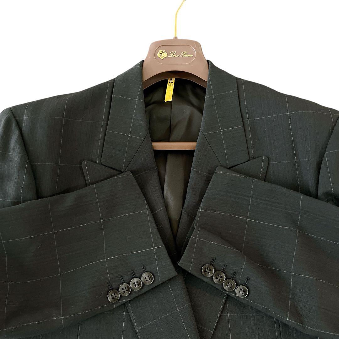 極美品☆Christian Dior☆ダブルジャケットセットアップスーツチェック