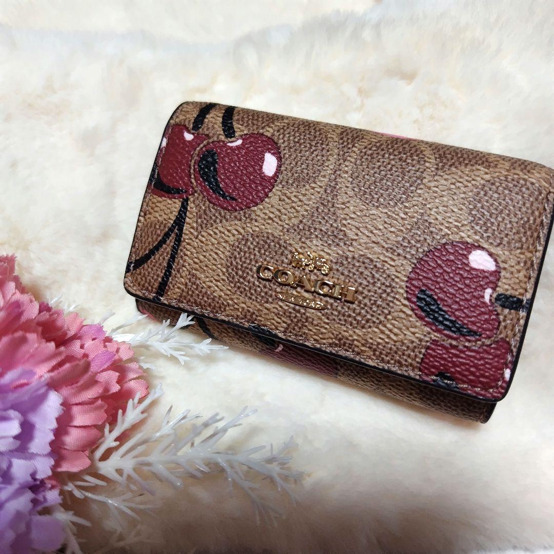 【特別セール！！】COACH キーケース チェリー さくらんぼ