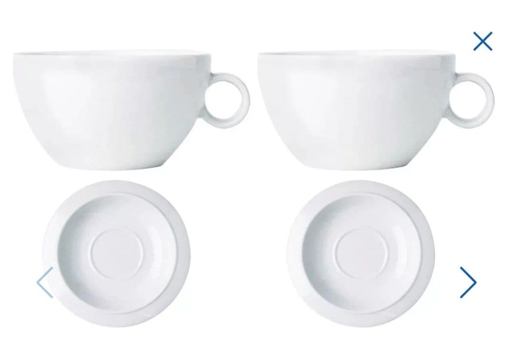 Alessi AC10SET BAVERO ティーカップ ポット 皿トレーセット